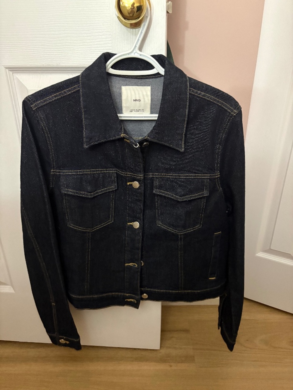 Mango Dark Wash Jean Jacket